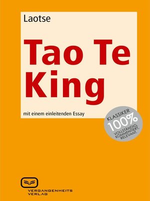 cover image of Tao Te King